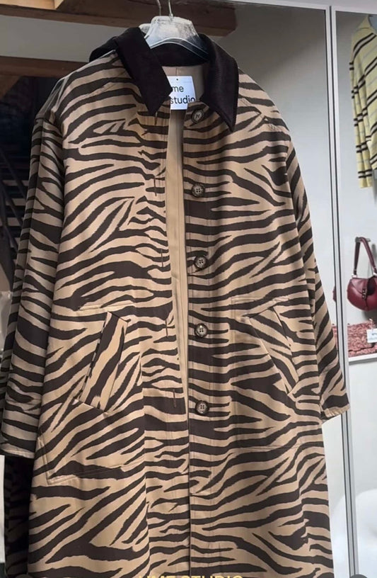 ZEBRA PRINT COAT LAURA MAREE