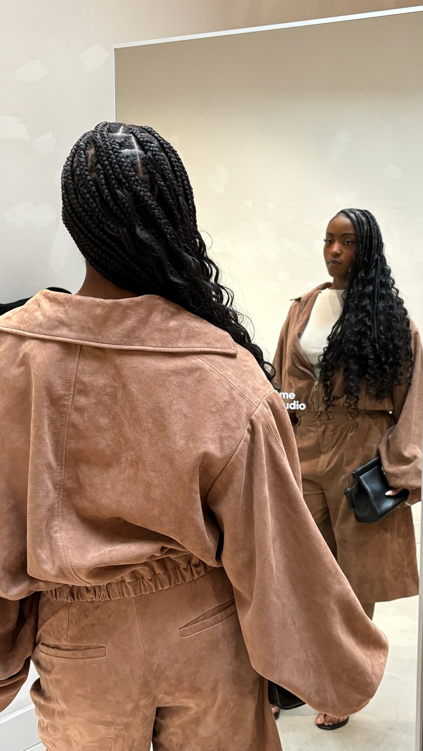 OU Boutique Leather Shorts