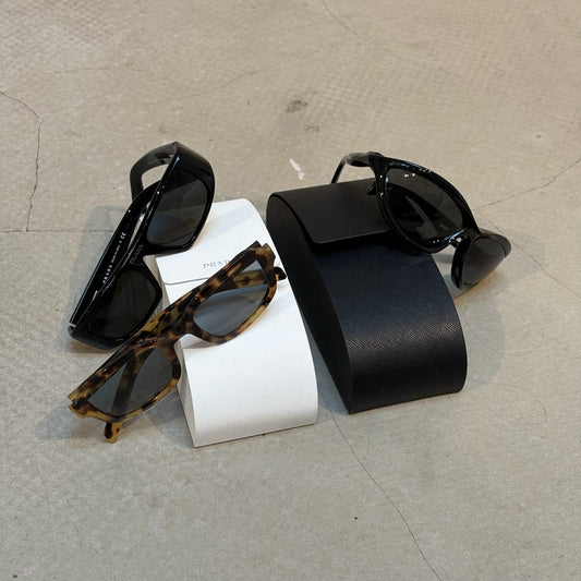 Prada Rectangular Sunglasses Black