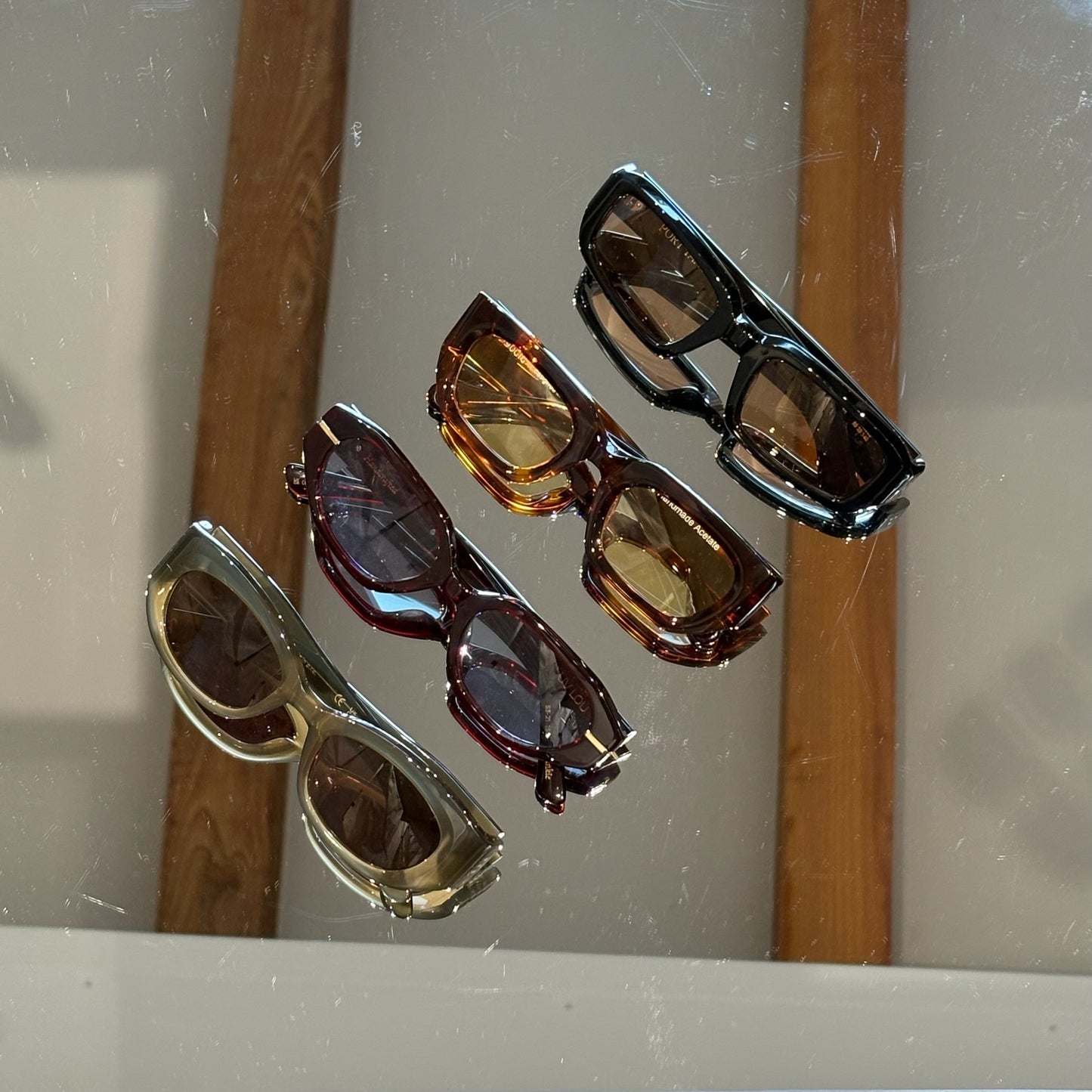 Luv Lou The Frankie Sunglasses Burgundy