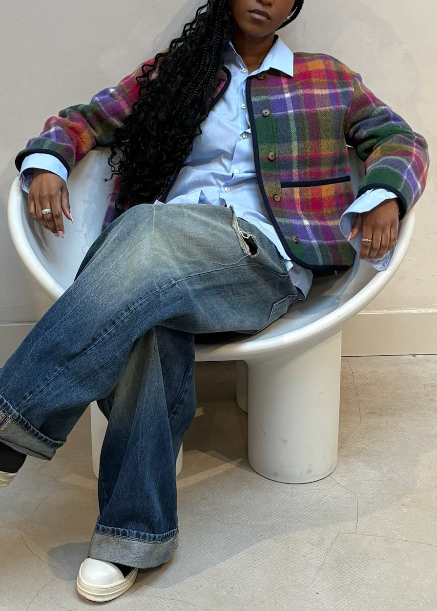 Sezane Checkerd Jacket