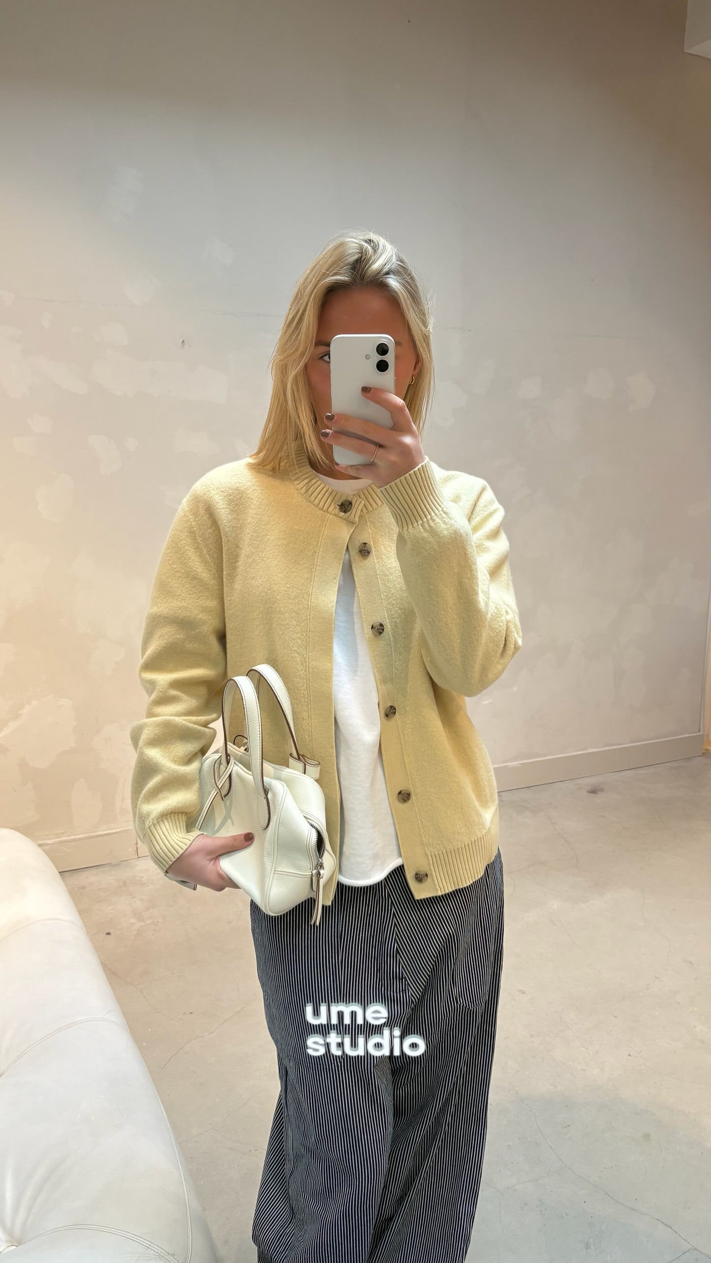 Cos Cardigan Butteryellow