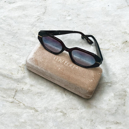 Luv Lou The Frankie Sunglasses Burgundy