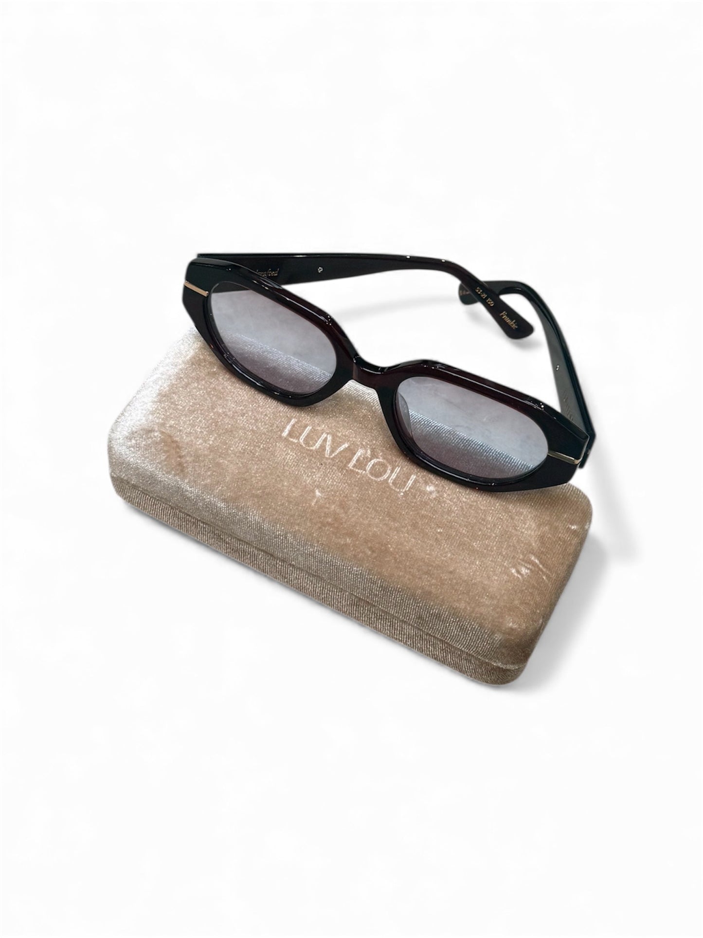 Luv Lou The Frankie Sunglasses Burgundy