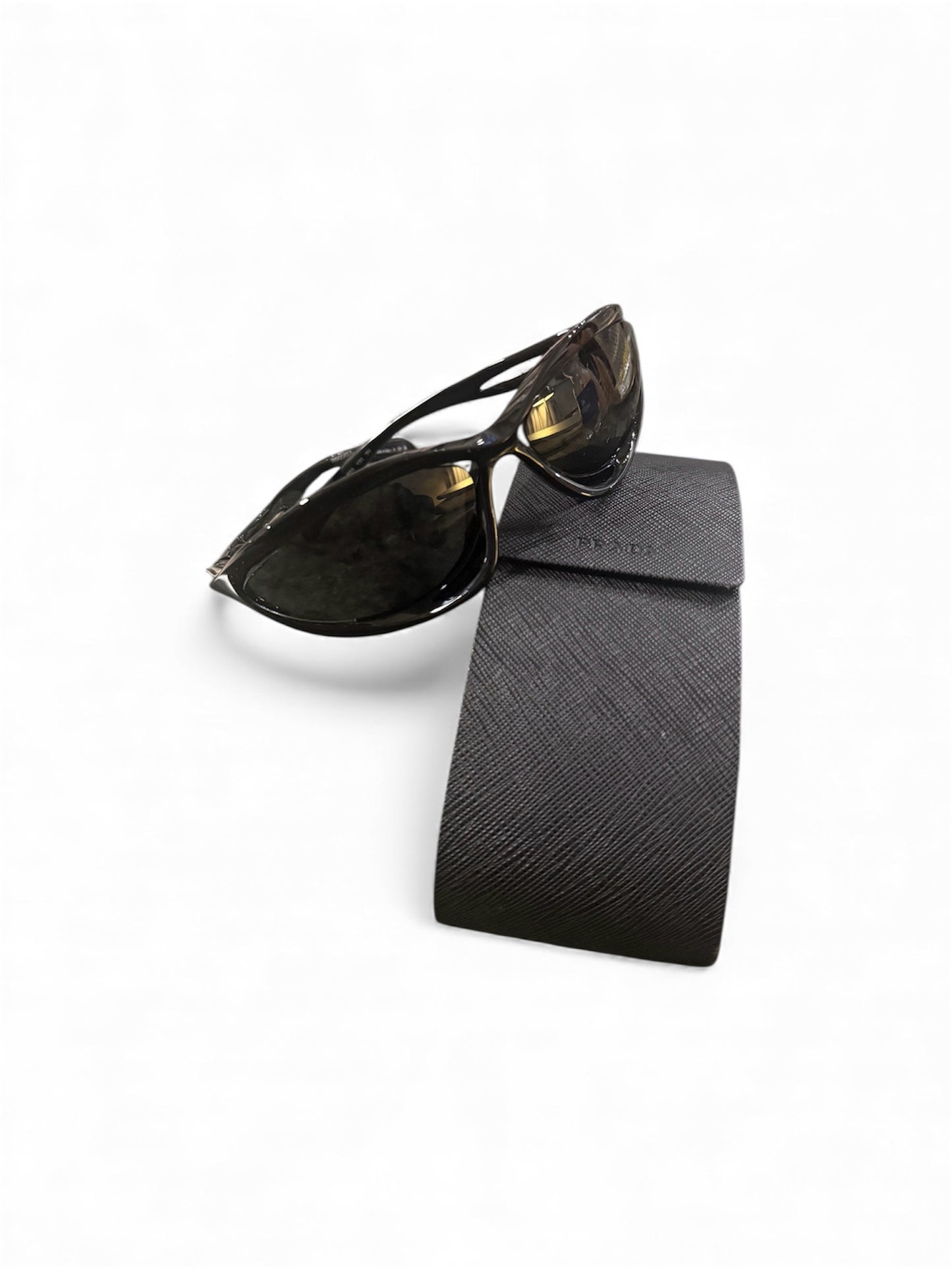 Prada Oval Sunglasses Black