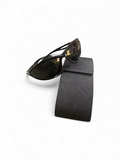 Prada Oval Sunglasses Black