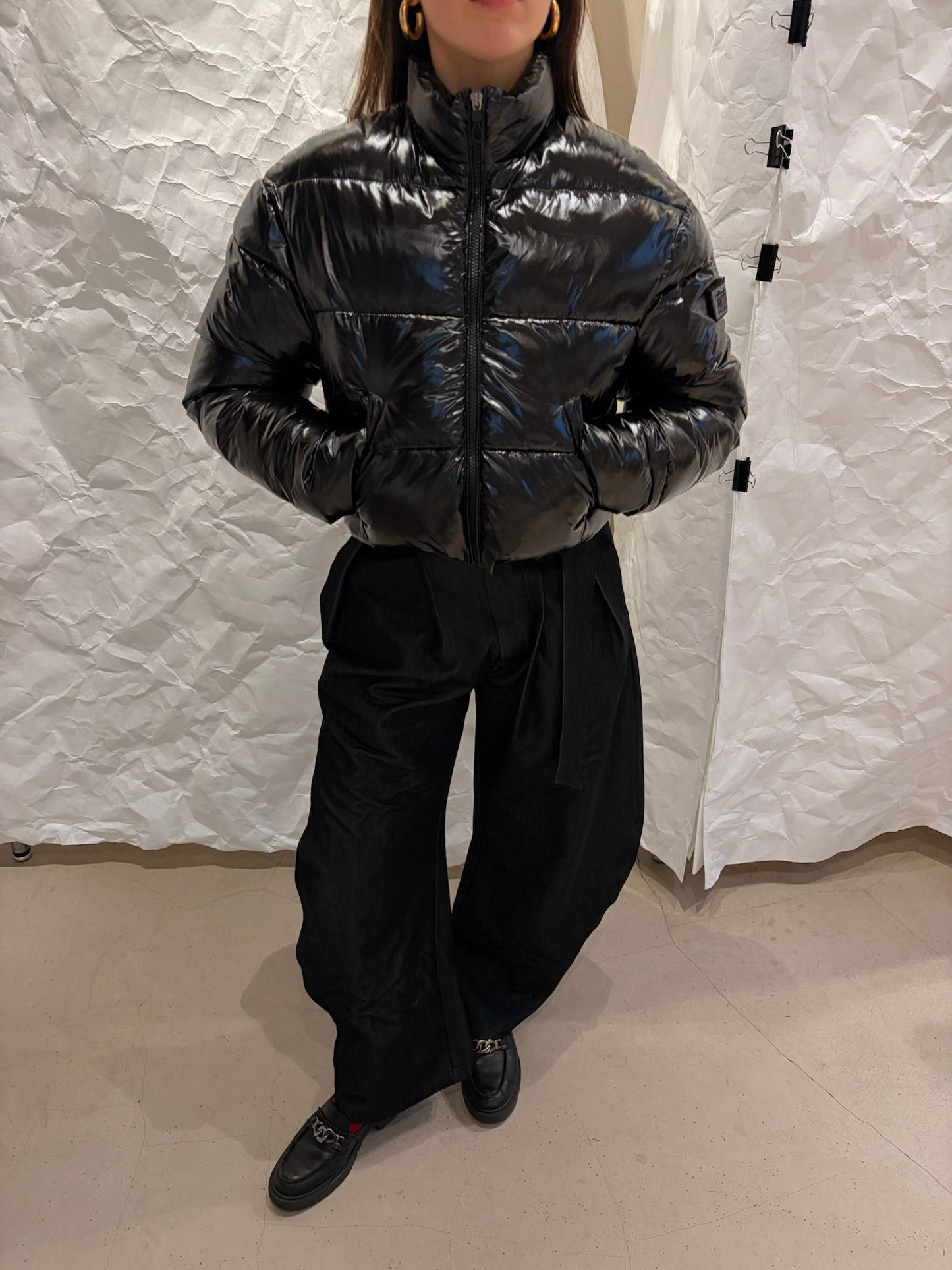 Rotate Puffer Jacket Black