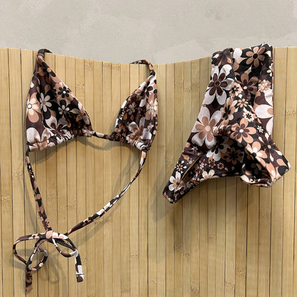 Elisabeth's Label Bikini Flower Brown