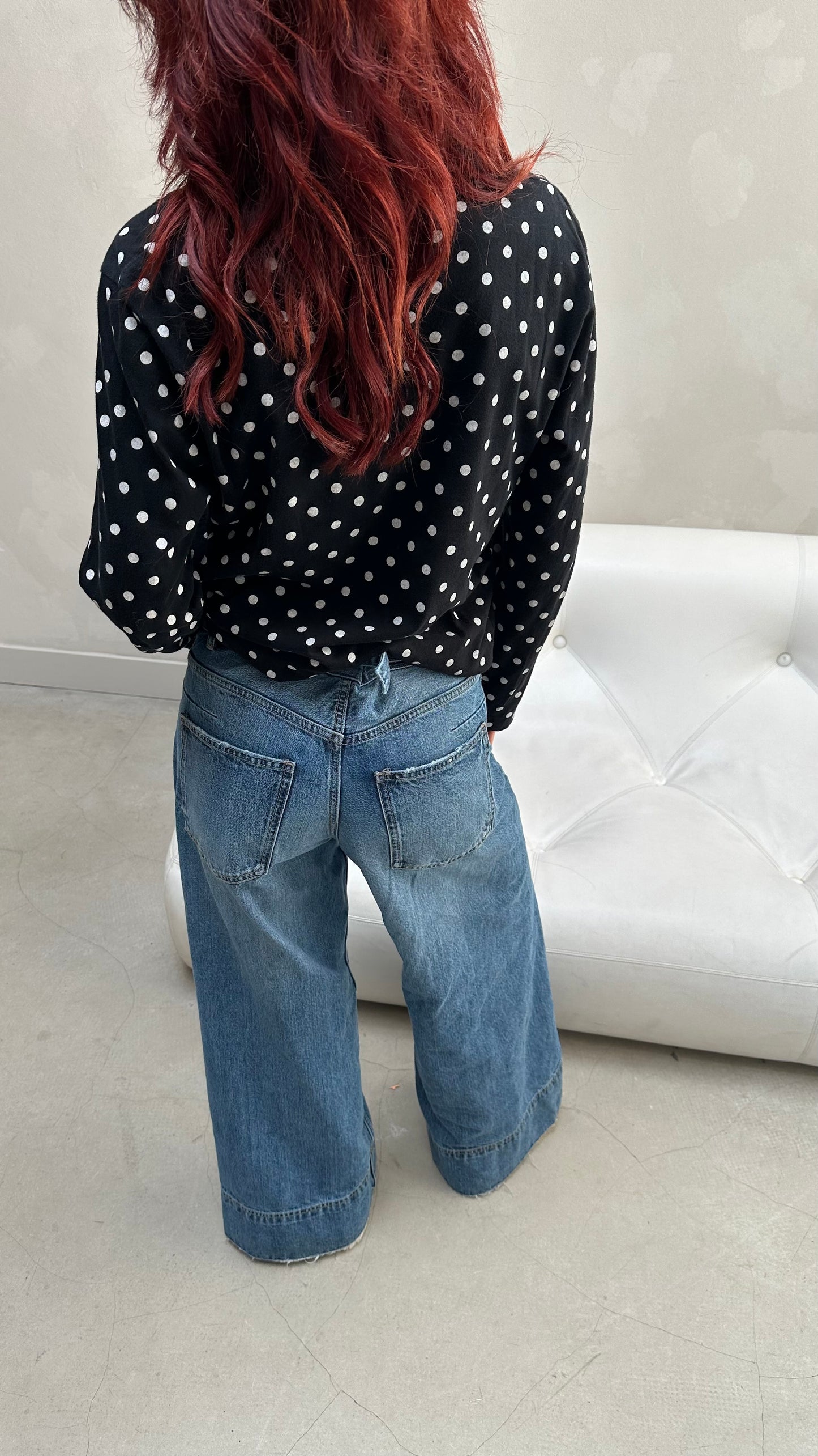 Play comme des garcons polka dot - long sleeve