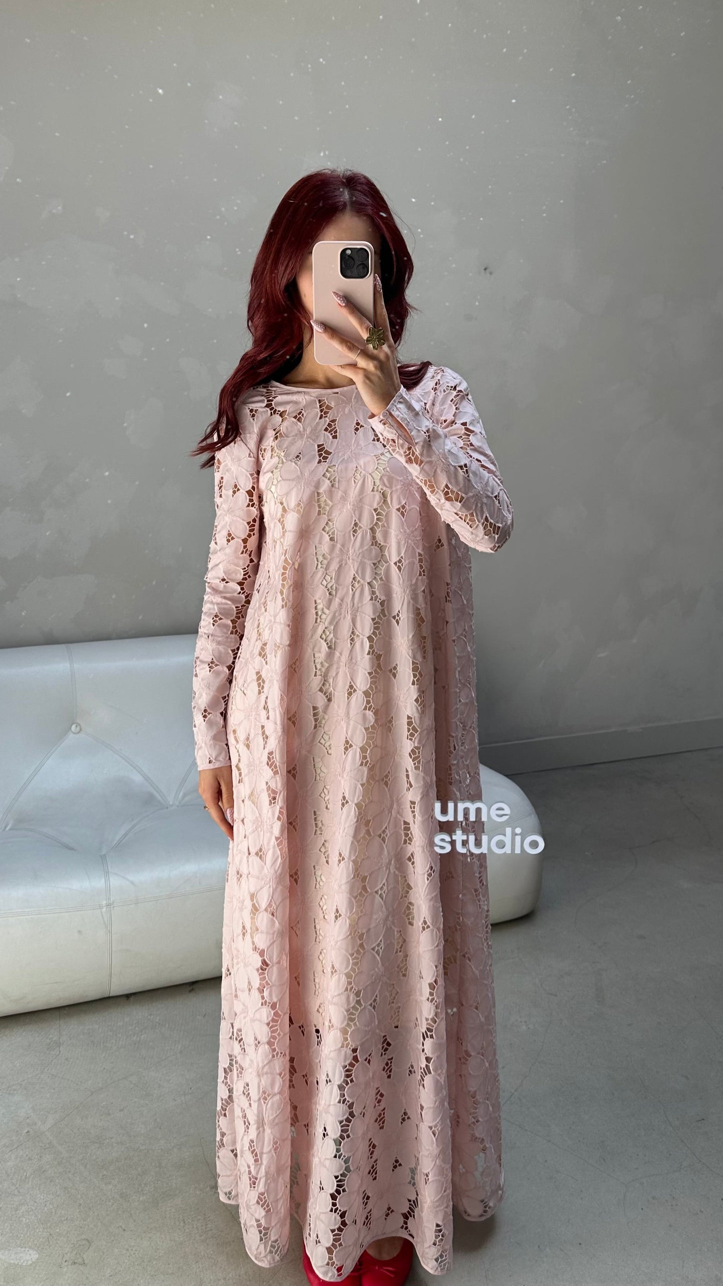 Baum und pferdgarten pink lace - dress
